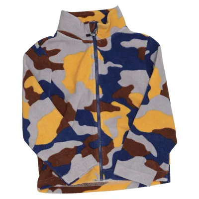 Fleece jacket (Blue, Gray, Yellow) from Åhléns Polyester