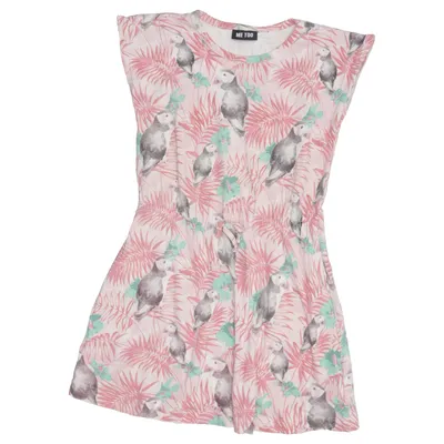 Robe (Rose, Multicolore) de Me Too Coton, Élasthane