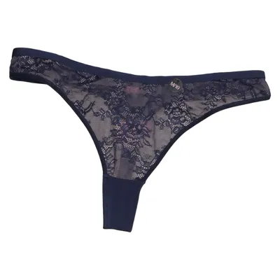 Strings (Bleu) de Hunkemöller Coton, Élasthane, Polyamide