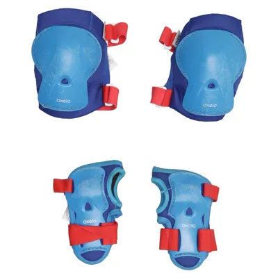 Protection (Blue, Red) from Oxelo Elastane, Polyester