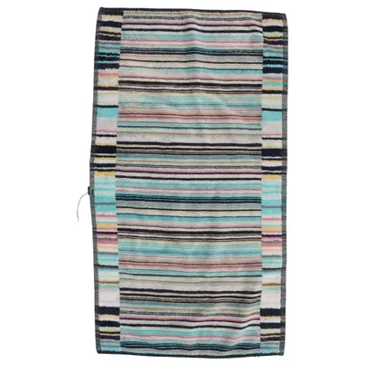 Serviette (Bleu, Multicolore) de Missoni Coton