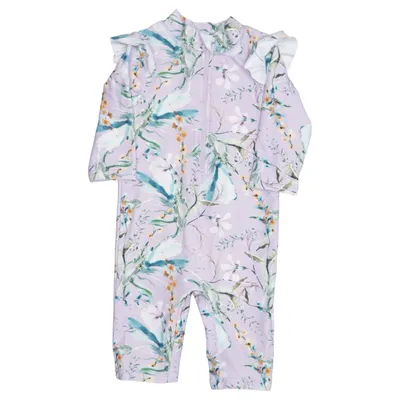 UV beschermende kleding (Lila, Meerkleurig) van Name It Elastaan, Polyamide, Polyester