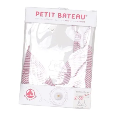 Brassière (Rouge, Blanc) de Petit Bateau Coton, Élasthane