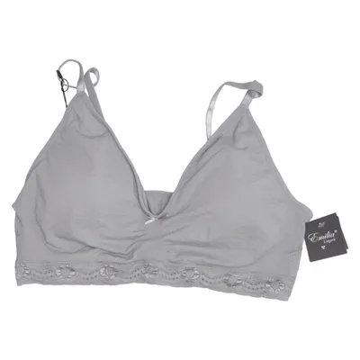 Brassière (Gris) de Emilia Lingerie Élasthane, Polyamide