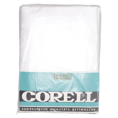 Bäddset (Vit, Blå) från Corell