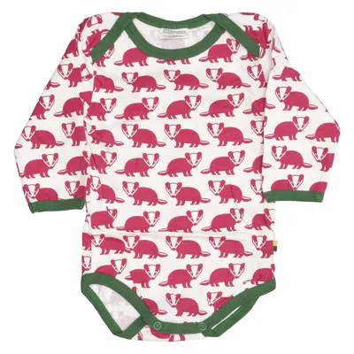 Romper (Wit, Rood, Groen) van Loud + Proud Organisch katoen