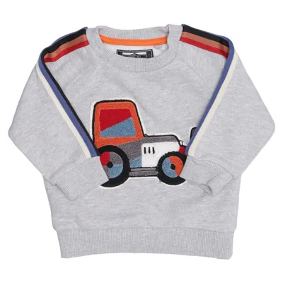 Sweatshirt (Gray, Multicolored) from Next Cotton, Polyester