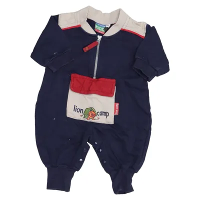 Barboteuse (Bleu, Beige, Rouge) de European Kids Lindex Coton