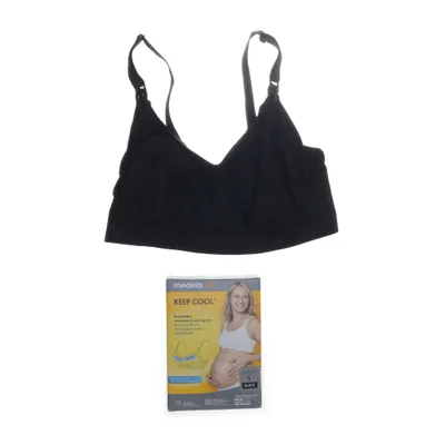 Amnings-BH (Svart) från Medela Elastan, Nylon