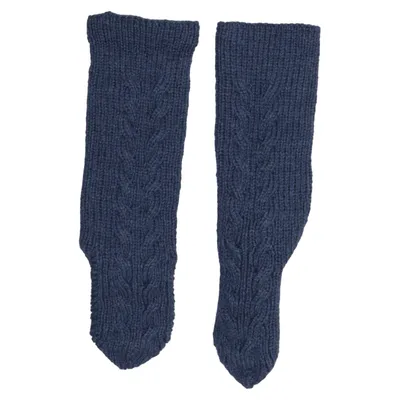 Gebreide sokken (Blauw)