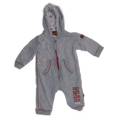 Onesie (Gray, Red, White) from Miffy Cotton, Polyester