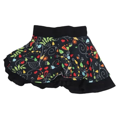 Kjol (Svart, Flerfärgad) från JNY Colourful Kids Bomull, Elastan