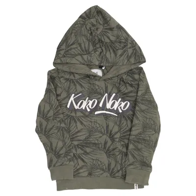 Sweat à capuche (Vert) de Koko Noko Coton, Élasthane