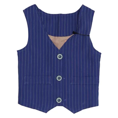 Suit vest (Blue) Cotton