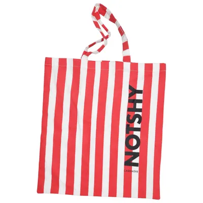 Canvas bag (Red, White) from Not Shy Cotton