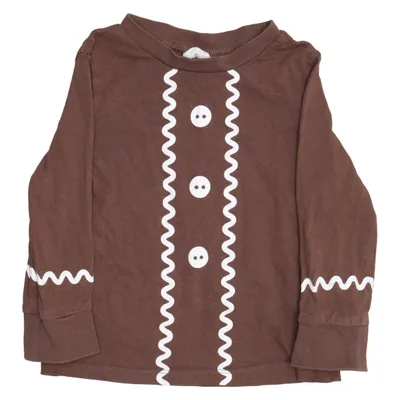 T-shirt à manches longues (Marron) de Merry Christmas Coton
