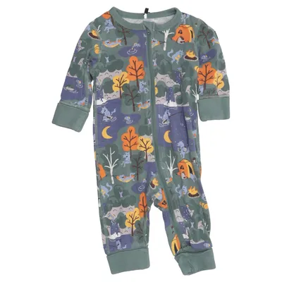 Rompers (Green, Multicolored) from Polarn O. Pyret Elastane, Organic cotton
