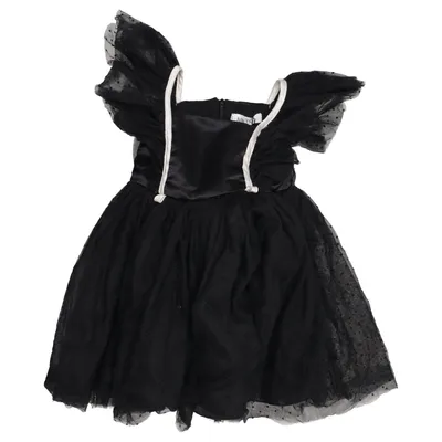 Dress (Black) from NNJXD Polyester, Viscose