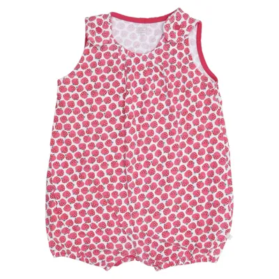 Barboteuse (Blanc, Rouge) de Okaïdi Coton