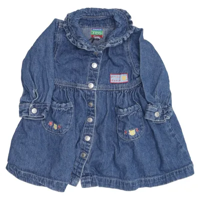 Robe en jean (Bleu) de European Kids Lindex Coton