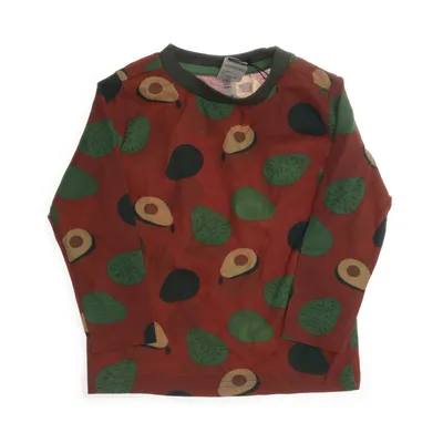 Långärmad t-shirt (Brun, Grön, Gul) från Alana Ekologisk bomull