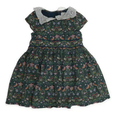 Dress (Green, Multicolored) from Morris & Co x Next Cotton, Polyester