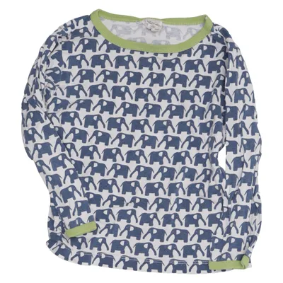 Lange mouwen shirt (Blauw, Wit, Groen) van Loud + Proud Organisch katoen