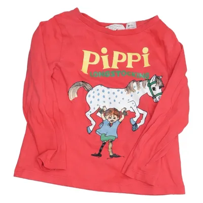 Long sleeve T-shirt (Red, Multicolored) from H&M Cotton
