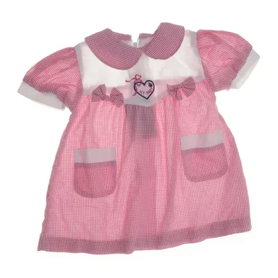 Jurk (Roze, Wit) van Little Astor Katoen, Polyester