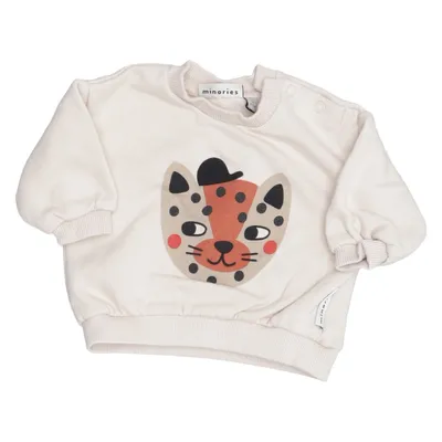 Sweatshirt (Beige) van Minories Katoen, Polyester