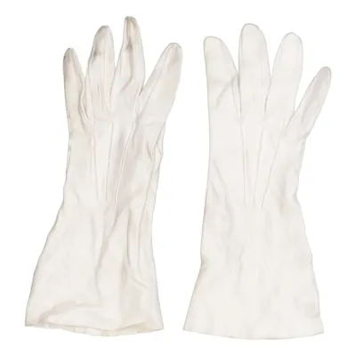 Läderhandskar (Vit) från Dents Skinn