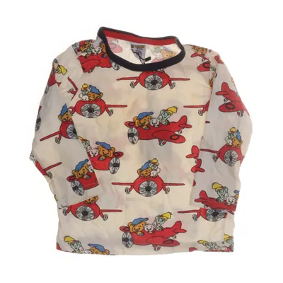 Långärmad t-shirt (Vit, Röd, Flerfärgad) från Bamse by Lindex Bomull