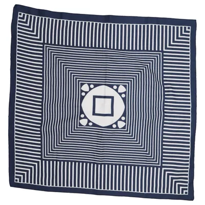 Mouchoir (Bleu, Blanc) de Totême