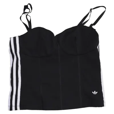 Bustier (Zwart, Wit) van Adidas Originals Elastaan, Gerecycled polyester