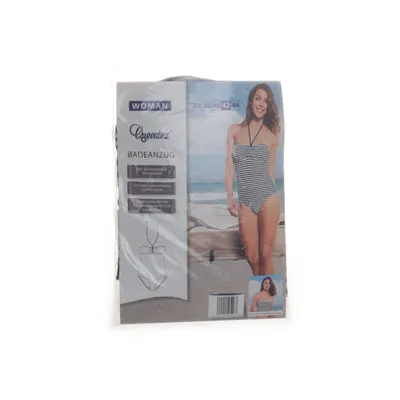Badpak (Wit, Zwart) van Queentex Elastaan, Polyamide, Polyester