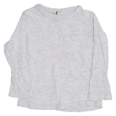 Long sleeve T-shirt (Gray) from H&M Kids Cotton