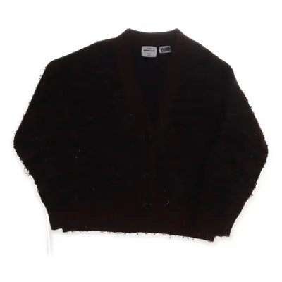 Cardigan (Brown, Black) from Mini Gina Tricot Acrylic, Polyester