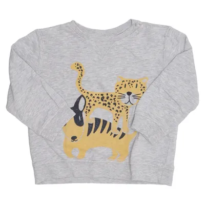 Sweatshirt (Gris, Jaune, Noir) de Zara BabyBoy Coton, Viscose