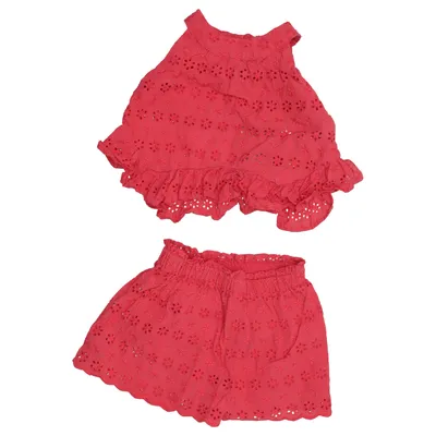 Set (Rood) van Zara Katoen