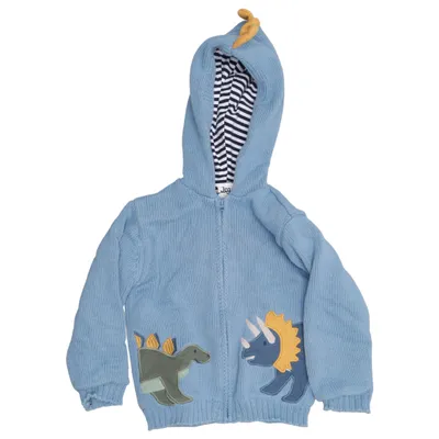 Strickjacke (Blau, Weiß) von Jojo Maman Bébé Baumwolle, Elasthan