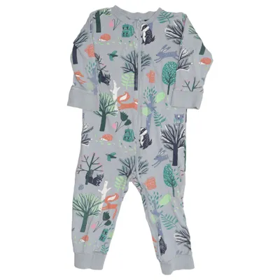 Barboteuse (Gris, Multicolore) de Lindex Baby Coton