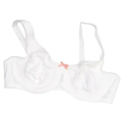 Bra (White) from Nuance Cotton, Elastane, Polyamide
