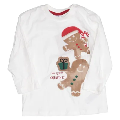 Long sleeve T-shirt (White, Multicolored) from So Cute Cotton, Elastane