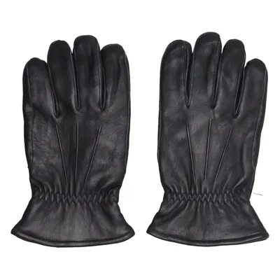 Leren handschoenen (Zwart) van Börjesson Leer, Polyester