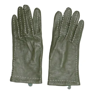 Gants en cuir (Vert) de Wirtex