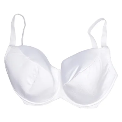 Soutien-gorge (Blanc) de Gaia Coton, Élasthane, Polyamide