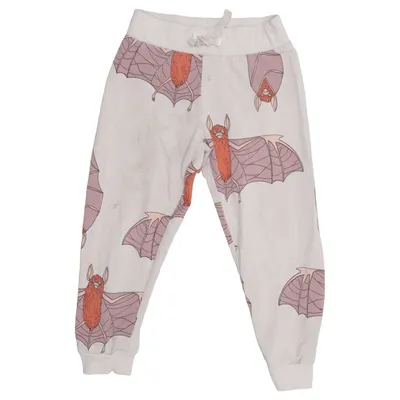 Byxor (Beige, Flerfärgad) från Mini Rodini Elastan, Ekologisk bomull