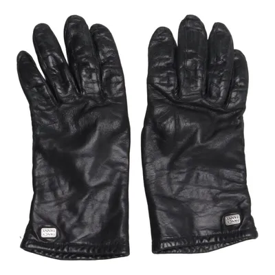 Leather gloves (Black) from Fancy Fanny