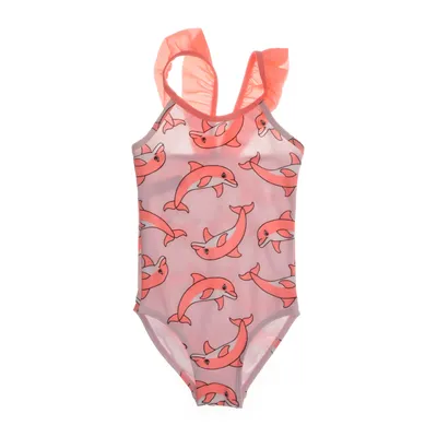 Badpak (Roze, Meerkleurig) van Zeeman Elastaan, Polyester