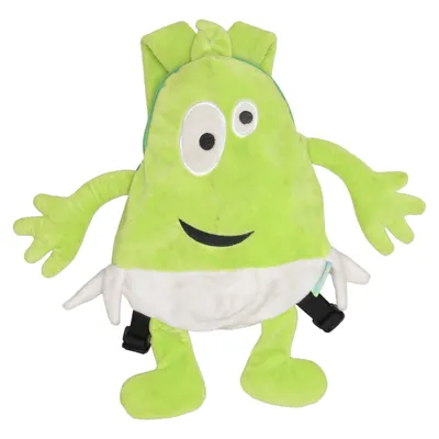 Backpack (Green, White) from Babblarna Polyester